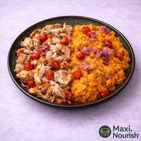 Piri Piri Chicken and Sweet Potato Mash
